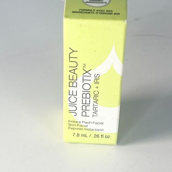 Juice Beauty PreBiotix Tartraic Iris Instant Flash Facial Travel .26oz 7.8ml New - Picture 1 of 7